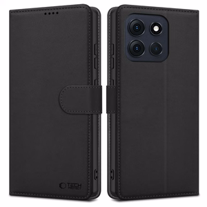 Tech-Protect Wallet Lompakkosuojakuori Motorola Moto G86 5G:lle - Musta