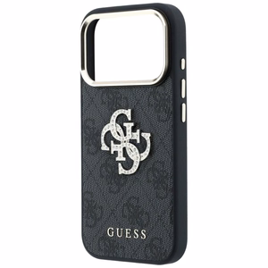 Kotelo mallille IPHONE 18 Pro /17 Pro (Big Strass Logo 4G) (väri: ruskea)