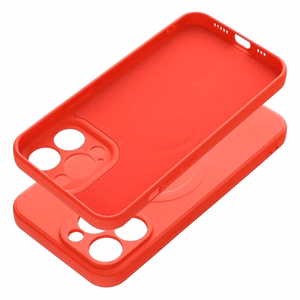 Silikoninen Suojakuori iPhone 13 PRO:lle Mag Cover MagSafe-yhteensopiva punainen