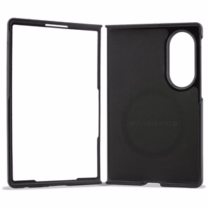 Musta Karl Lagerfeld Karl & Choupette Pins MagSafe -suojakuori Samsung Galaxy Z Fold8 -mallille