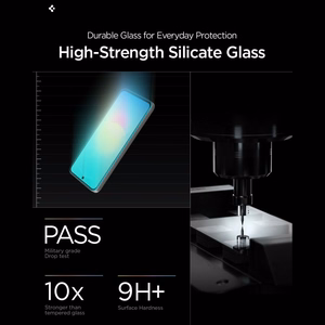 Spigen Glas.tR EZ Fit tempered-glass screen protector for Samsung Galaxy A27 5G, 2 pcs.