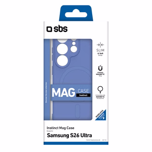 SBS Instinct Mag kuori Samsung Galaxy S26 Ultra:lle yhteensopiva MagSafen kanssa - sininen