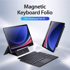 Dux Ducis DK -suojakuori langattomalla näppäimistöllä Samsung Tab S9 / S9FE / S10FE musta