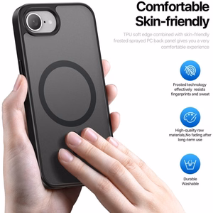 Suojakuori Dux Ducis Yind Apple iPhone 16e/17e:lle musta