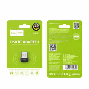 Hoco Bluetooth USB-A Sovitin UA18 Musta