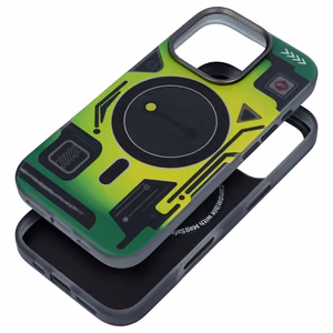 Suojakuori iPhone 16 PLUS:lle Forcell F-Protect Levels Dual Layer 4D MagSafe-yhteensopiva Military Drop-Test cyber green