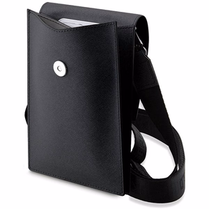 Karl Lagerfeld puhelinlaukku KLWBSAKCPMK musta kovakuori Phone Pounch Universal Saffiano K&C NFT