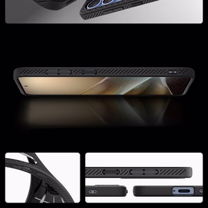Spigen Liquid Air suojakuori Samsung Galaxy S25 -puhelimelle matta musta