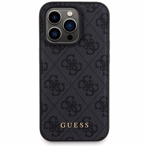 Guess 4G Metal Logo kotelo iPhone 13 Pro Max + 5000mAh MagSafe varavirtalähde - musta