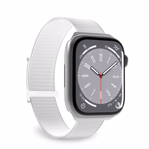 Puro Sport nylon strap for Apple Watch 42 / 44 / 45 / 49 mm, white