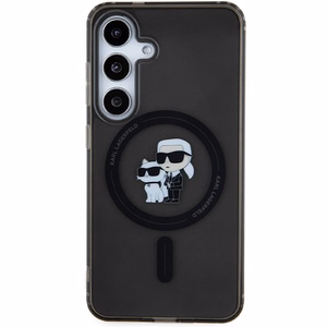 Karl Lagerfeld Suojakuori Samsung Galaxy S24:lle KLHMS24SHGKCNOK musta HC MAGSAFE IML C