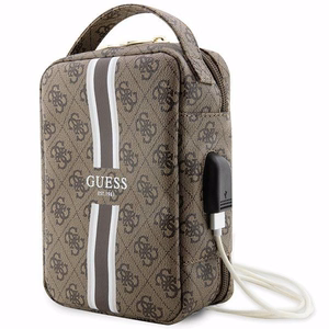 Guess laukku GUHBP4RPSW organizer ruskea 4G Printed Stripes