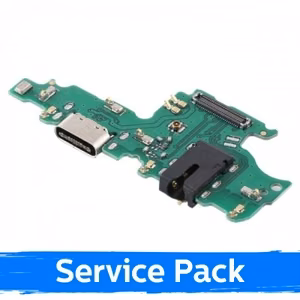 Latausportti yhteensopiva Huawei Honor View 10 flex-kaapelilla / hopeinen (Service Pack)