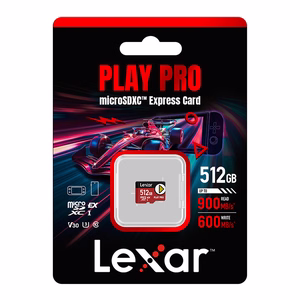 Lexar PLAY Pro microSD Express 7.1 512 GB -muistikortti