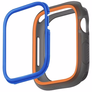 Uniq Moduo -suojakuori Apple Watch 45 / 44 mm - oranssi-sininen