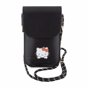 Hello Kitty Leather Daydreaming olkalaukku – musta