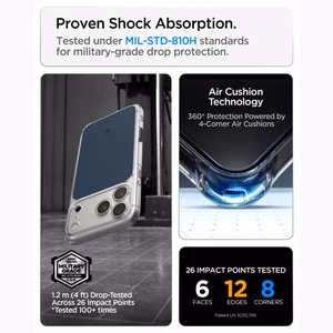 Spigen Ultra Hybrid MagSafe -suojakuori iPhone 18 Pro Max / 17 Pro Max -malleille, mattasininen