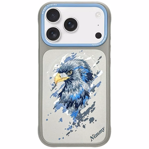 Nimmy Eagle MagSafe Suojakuori iPhone 17 Pro vaalenharmaa