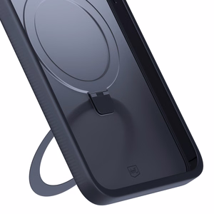 3mk Smoke Case Mag&Stand Suojakuori Apple iPhone 16 Plus:lle - läpinäkyvä