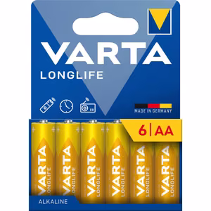 VARTA alkalinen akku R6 (AA) Longlife 6 kpl