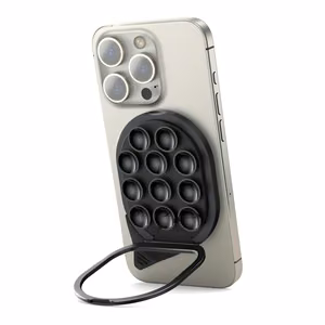 Joyroom JR-ZS418 Puhelinteline jalustalla ja imukupeilla MagSafe-tuella - musta