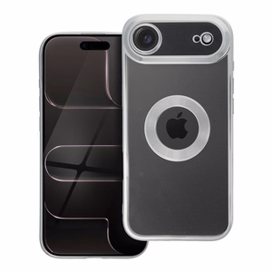 Glam Suojakuori iPhone 17 AIR:lle hopeinen