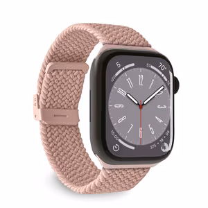 Puro Loop Nylon Apple Watch Hihna 38/40/41mm - Vaaleanpunainen