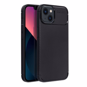 Carbon Premium -suojakuori iPhone 13, musta