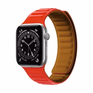 Magnetic Strap Magneettinen Hihna Ranneke Apple Watch 38/40mm - punainen