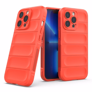 Magic Shield Kotelo iPhone 13 Pro Max joustava panssaroitu suojus punainen