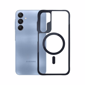 3mk Satin Armor MagCase Samsung Galaxy A25 5G:lle - läpinäkyvä