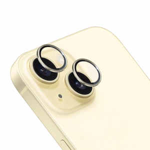 Apple iPhone 15 - 3mk Lens Protection Pro keltainen