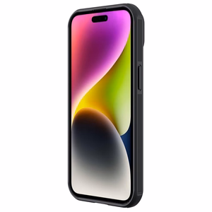 Nillkin CamShield Pro Magneettinen Suojakuori iPhone 15 Plus:lle kamerasuojalla - musta