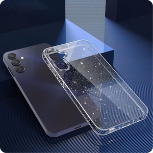 Tech-Protect FlexAir suojakuori Samsung Galaxy S25 -puhelimelle - kirkas-glitter