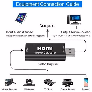 HDMI–USB2.0-videokaappauslaite, 1080p 60Hz