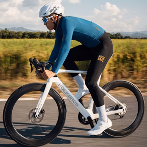 Rockbros YDWT020 Diamond cycling jersey spring/autumn/winter size XXXL - blue