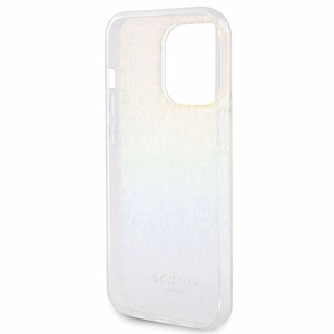 GUESS GUHCP14LHDECMI IML Faceted Mirror Disco Iridescent -suojakuori iPhone 14 Prolle - monivärinen