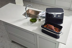 Ninja Foodi FlexDrawer AF500EU – kaksialueinen kiertoilmakypsennin, 2470 W, 10.4 l, musta
