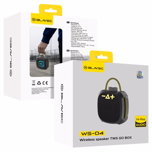 Blavec kannettava Bluetooth-kaiutin TWS WS-04 Go Box - 5W (WS04-B) musta