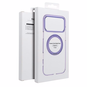 Frame Circle Stand case for Samsung Galaxy A37, MagSafe-compatible – purple
