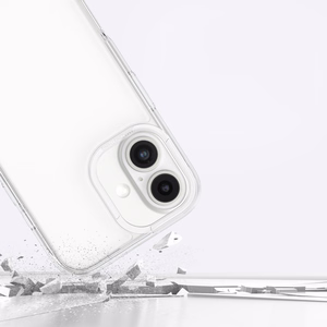 AmazingThing Minimal Silikoninen Suojakuori iPhone 16 Plus:lle - läpinäkyvä