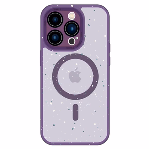 Tel Protect Magnetic Splash Frosted Suojakuori iPhone 15 Plus:lle violetti