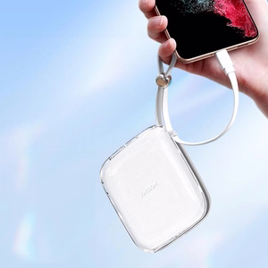 Joyroom JR-L005 10000mAh Lightning USB-A Power Bank - valkoinen