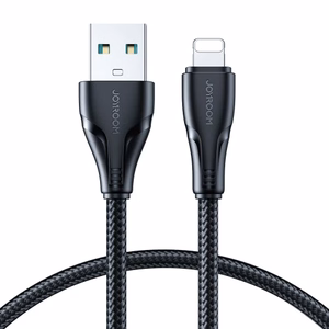 Joyroom Surpass Series A11 USB-A / Lightning 2.4A kaapeli 1.2 m - musta