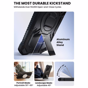 Supcase iBlason ArmorBox Clip Mag MagSafe suojakuori Samsung Galaxy S26 Ultralle - musta