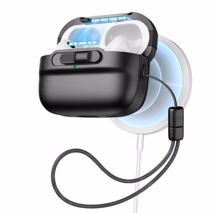 ESR Pulse Halolock Suojakuori MagSafe Apple AirPods Pro 1/2:lle - musta