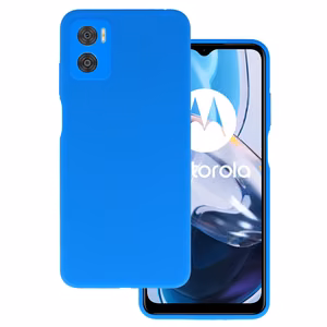 Silicone Lite Suojakuori Motorola Moto E22/E22i:lle - sininen