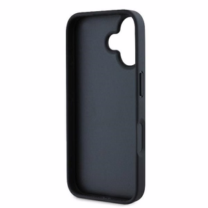 Karl Lagerfeld Monogram Karl Head Pin iPhone 16 Suojakuori - Musta