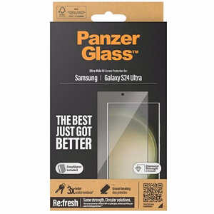 PanzerGlass Ultra-Wide Fit karkaistu lasi asetustyökalulla Samsung Galaxy S24 Ultra