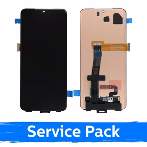 LCD Display Compatible With Samsung G988 S20 Ultra Black (Service Pack) (NF version)